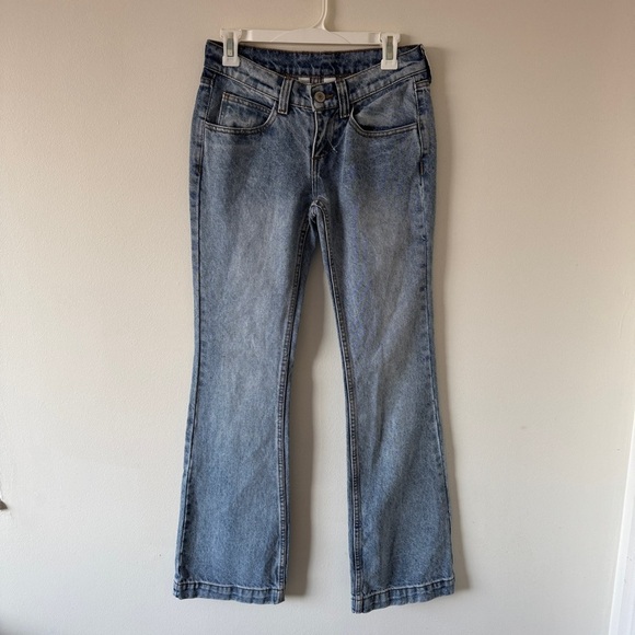 NWOT John Galt Brandy Melville Eleanor Lowrise Flare Denim Jeans Small - Picture 3 of 6